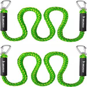 오브쿠르스코 번지 도크 라인 더블 316 스테인리스 클립이 장착된 제트 스키 PWC용 보트 스너버 도킹 로프