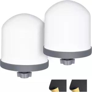 카운터탑 휴대용 정수 시스템용 2팩 교체 세라믹 돔 필터 0.2~0.5마이크론