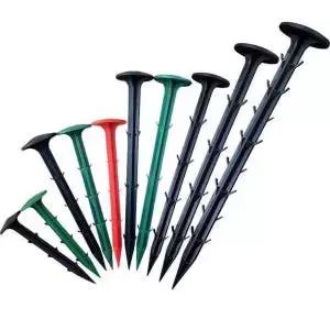 고정핀 멀칭핀 1000개 방지 고정 제초매트 비닐 잡초 부직포핀 농업용