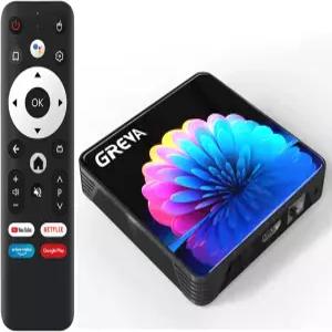 GREVA 2025 안드로이드 TV 박스 13.0 2GB RAM ROM 스마트 8K RK3528 칩셋 지원 WiFi6 BT5.0 USB3.0 이더넷
