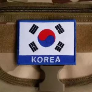 캐주얼 국기 스티커 와펜 찍찍이 국기 유니폼 국기 미니 패션소품