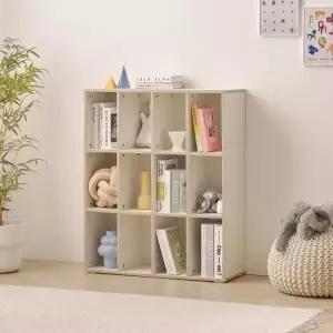 아이방 감성 교구 정리 수납 책장 3단 80cm P0000BRA