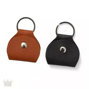 악기 연주 소품 보관 가죽 피크 파우치 휴대 케이스 고리 부착형 액세서리 수납