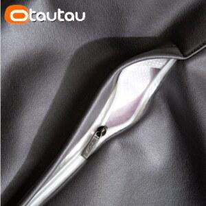 OTAUTAU 필러 인조 가죽 라운 빈백 퍼프 의자 편안한 빈백 소파 소파 좌석 바닥