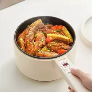 자취 전기냄비 소형 2단 타이머 요리 기능 포트 찌개 학생 미니 멀티쿠커
