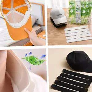 의류 목 부분 땀 얼룩 방지 패드 셔츠 모자 안쪽 부착 일회용 흡수 패드 청결