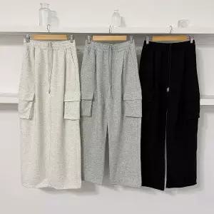 |CSP9652|여성용 데일리 카고 통바지 투웨이 밴딩 트레이닝 팬츠