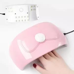 휴대용젤램프 네일아트 스마트 센서 UV LED 핑크리본 젤램프 54W