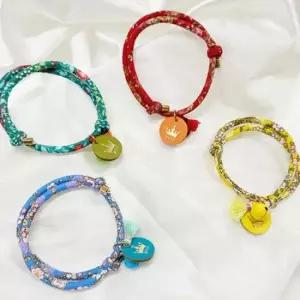 반려견목걸이 강아지 테슬 방울 목걸이 반려견 이름표 팬던트 1P