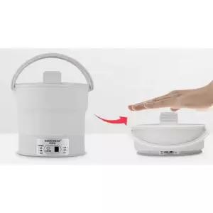 전기 밥솥 접이식 여행용 쿠커 멀티포트 다기능 캠핑 냄비 휴대용 학생 원룸 미니