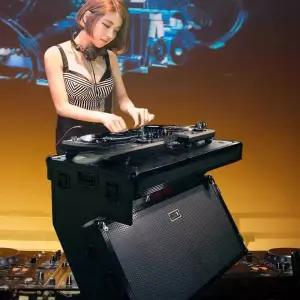 DJ 테이블 디제잉 턴테이블 클럽 콘솔 믹싱 부스 공연 무대 파티용