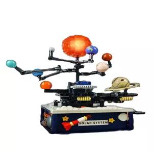 행성 블록 만들기 세계지도 모형 조립 교구 태양계 교육