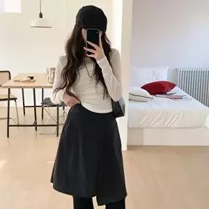 [옷자락]여자 봄 가을 간절기 미니 플레어 스커트