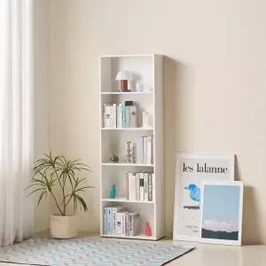 [인터데코]집이 넓어보이는 인테리어 슬림 책장 5단 60cm P0000CGA