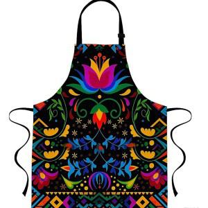 멕시코 앞치마 재미있는 여성용 요리 휴일 크리스마스 위한 셰프 추수감사절을 BBQ 주방용 베이킹 베이커 그릴링 선물 장식
