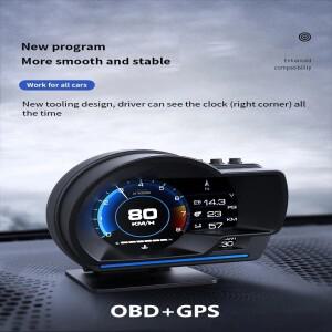 ELING 3.5인치 자동차 HUD A500 헤드업 디스플레이 GPS 속도 다중 데이터