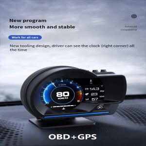 3.5인치 차량용 HUD A500 헤드업 디스플레이 OBD GPS 속도 및 다양한 데이터
