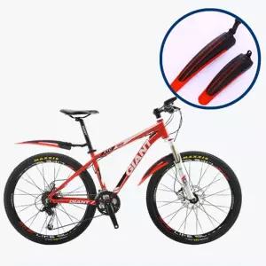 자전거흙받이 bns MTB 자전거 머드가드 앞뒤 물받이 빗물 흙 튐방지 고탄성 로드 세트