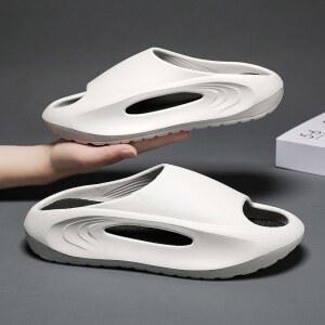 슬라이드 여름 샌들 스니커즈 러버 여성 남성용 로고 소프트