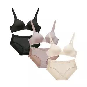 PLAYTEX [3PACK] 노와이어 시크릿밴드 브라팬티 2100866