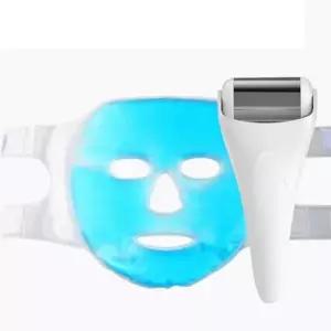 얼굴 찜질 마스크 아이스 눈 팩 피부 냉 진정 롤러 관리