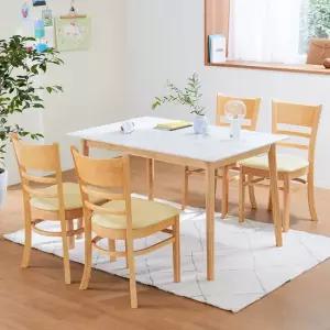 스칸디 캘빈 1200 1400 4인 세라믹 식탁세트 의자형)