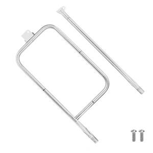 Weber Q300 가스 그릴용 프리미엄 스테인레스 버너 모든 액세서리로 간편한 설치