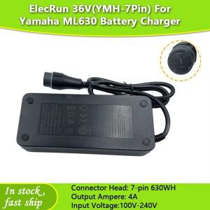 Elecrun 42V 4A 7핀용 리튬이온 충전기 ML630WH 배터리용 36V YMH 호환 가능 - 자동차 액세서리