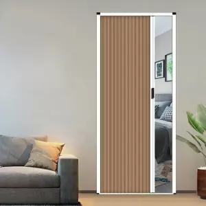 가정용 자바라 슬라이딩도어 접이식 칸막이 문 파티션 무타공 미닫이 커튼 도어116301