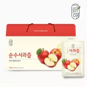 사과즙 애플 과일 주스 농축액 쥬스 원액 순수 아침 NFC 착즙 사과즙 음료 맛있는 선물세트 100ml 30팩