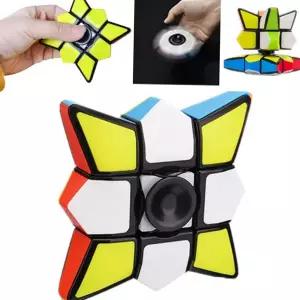 두뇌 3d큐브 스피너 회전 3d큐브 장난감 퍼즐