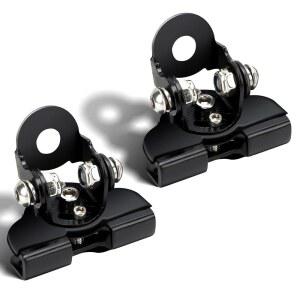 LED 라이트 바 후드 마운팅 브래킷, 2pcs 작업용 브래킷 키트, 알루미늄 합금 클램프, 오프로드 마운트 자동차, 트럭, SUV용 유니버설