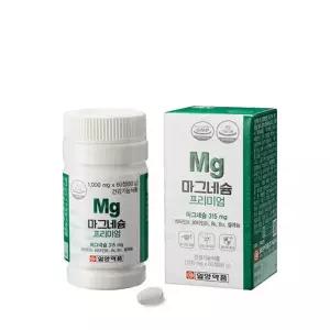 [내일도착] 일양 마그네슘 프리미엄 고함량 산화 마그네슘 1000mg 60정 2개월분 셀레늄