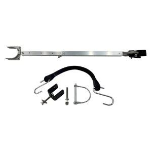 손티안 23~35인치, 조절 가능한 트랜섬 프로텍터, 엔진, 롤러 및 트레일러 마운트를 고정할 수 있는 헤비 듀티 복합 헤드가 장착된 해상 엔진 마운트