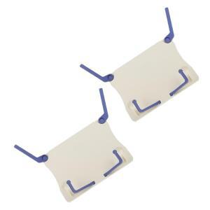 2Pcs 접이식 데스크탑 음악 시트 홀더 스탠드 피아노 기타 휴대용 호환 책 홈 스튜디오 사용 호환 8.1x6.4