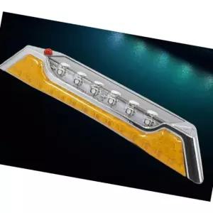 경량 태양열 LED 경광등 그릴 자동 6발 조명 안전등 태양광 가로등