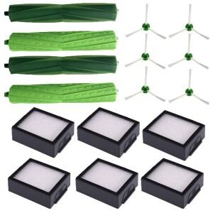 [호환품]아이로봇 룸바 i7 i6 i8 i3 플러스 E5 E7 E & I 시리즈용 헤파 필터 사이드 브러시 메인 진공 청소