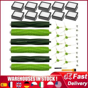 [호환품]Irobot 호환 Roomba I7 + I6 I8 I3 E7 E&I 시리즈 진공 청소기 교체 부품용 Hepa 필터 사이드 브러