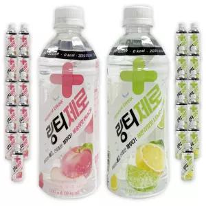 링티 제로 복숭아 500ml 12개 + 레몬 500ml 12개 (총24개)