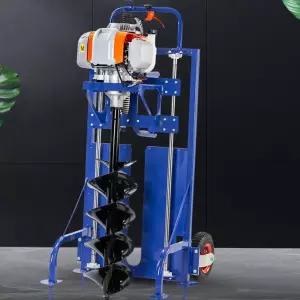 카트형 땅파는기계 굴착기 비트 밭갈이 농장 묘목