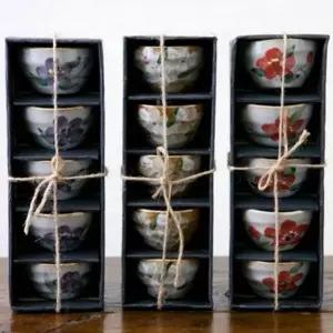 찻잔 티타임 핸드메이드 5인 선물용 들꽃 일상용 이천도자기 분청