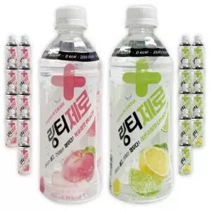 링티 제로 복숭아 500ml 10개 + 레몬 500ml 10개 (총20개)