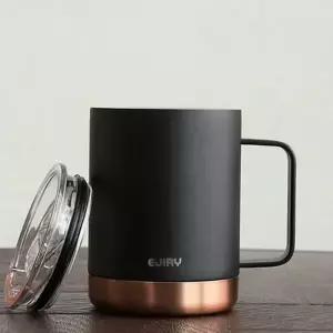 카페 머그컵 사무실 뚜껑 360ml 스텐 스테인레스 데일리