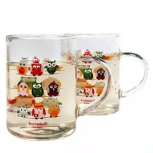 머그잔 2개 세트 부엉이 커피 녹차 찻잔 물컵