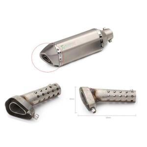 범용 호환 프론트 전면 미드 엔드 촉매 DB 킬러 바이크 오토바이 배기 머플러 소음기 소음 제거기