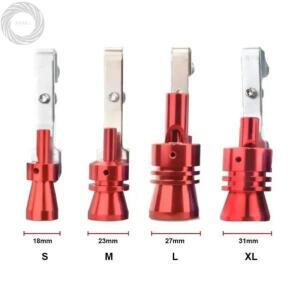 Lyr 1개 자동차 차량용 호환 테일 휘슬 링  튜닝 터빈 사운드 장치 배기 파이프 스로트