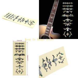 U1JC 슬림 인레이 스티커 프렛 보드 데칼 마커 전기 어쿠스틱 기타 용 호환 DIY