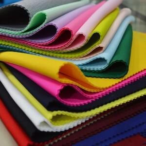 스쿠버 니트 원단 스트레치 에어 레이어 스판덱스 봉제 의류 디자인 재킷 스웨트 셔츠 정장 미터로