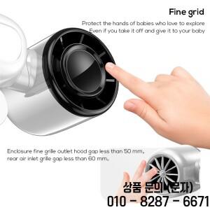 듀얼 헤드 차량용 냉각 팬 충전식 카시트 3단 속도 조절 뒷좌석 세단 SUS RV 트럭용 여름 액세서리