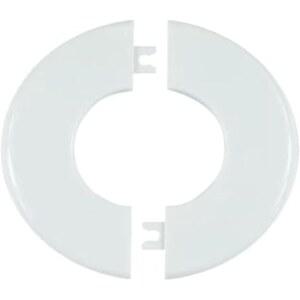 1세트 화이트 풀 사다리 에스쿠천 핏 1.9인치 수영장 튜브 플레이트 핸들 플랜지 난간 커버, 슬라이드, 및 다이빙 보드